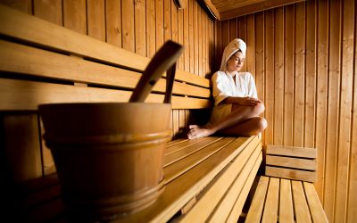 How much water weight can you lose in a sauna?